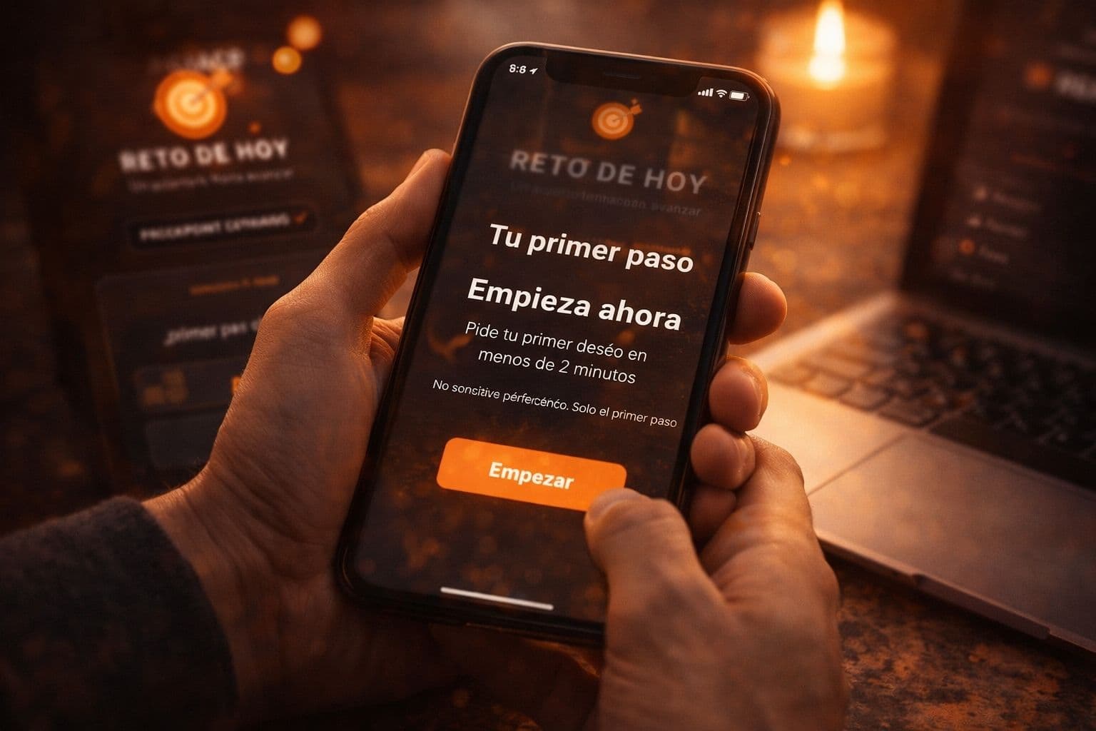 Empieza ahora — Pide tu primer deseo en menos de 2 minutos