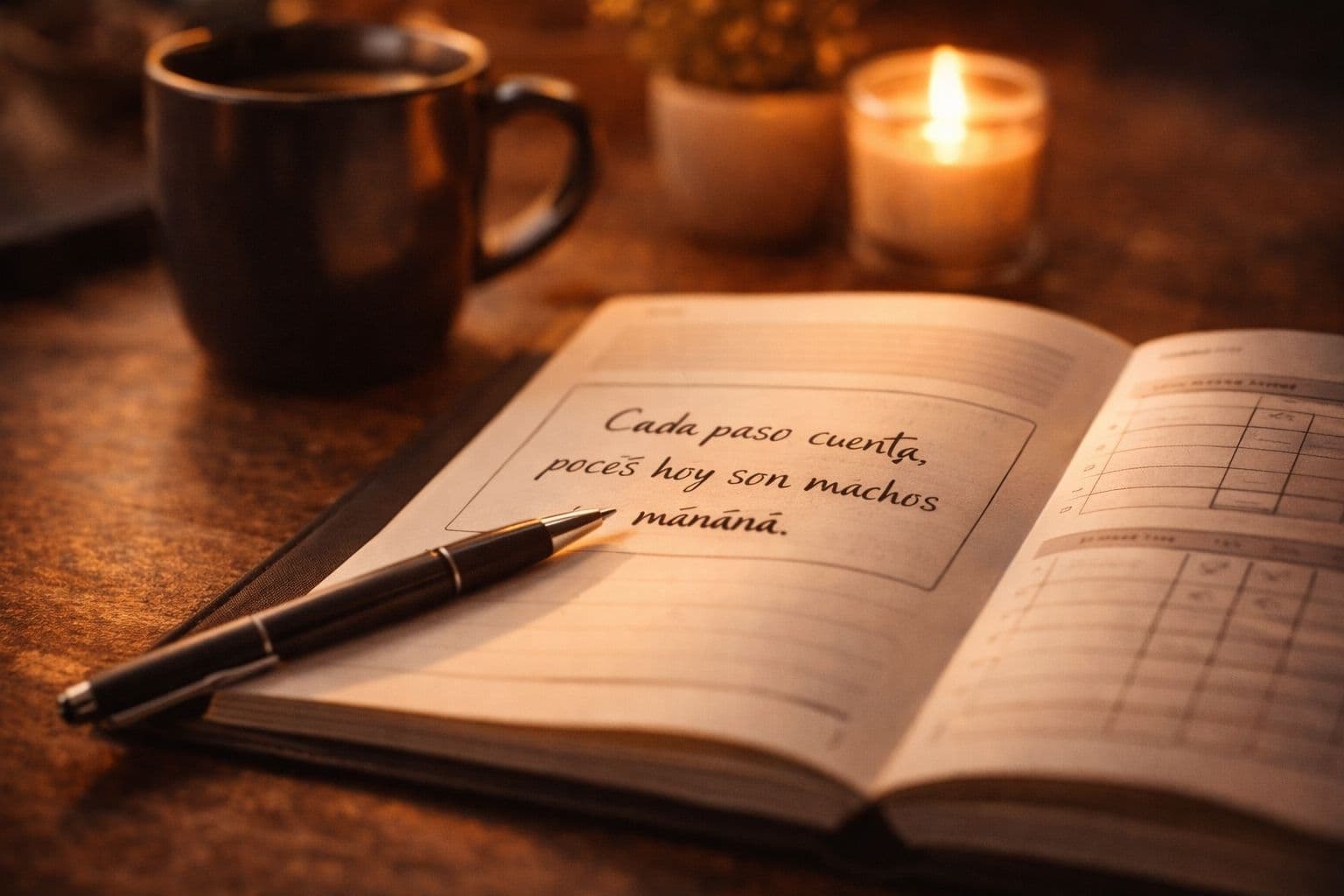 Mi diario — Inspiración y constancia cada día